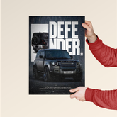 Land Rover Defender 90 – Rugged Power Poster