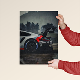 Porsche 911 GT3 RS – Rainy Track Poster