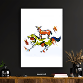 MAJNU BHAI ICONIC PAINTING Poster – From The Movie "Welcome"