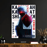 Kakashi Hatake – Red-Eyed Shinobi Poster
