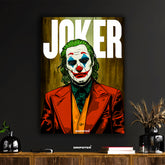 Joker Character Illustration Poster