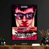 Baby Driver – Retro Vibes Heist Poster