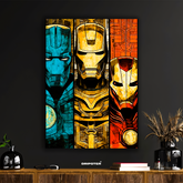 Iron Man Evolution – Tech Armor Trio Poster