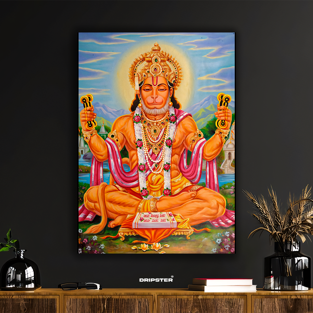 Lord Hanuman – Divine Strength & Devotion Poster