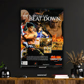 Tekken 5 "Beat Down" PS2 Retro Gaming Poster