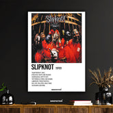 Slipknot 1999 Self-Titled Album Art Poster