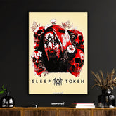 Sleep Token Summoning Ritual Skull Mask Poster