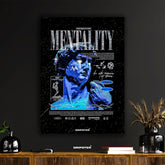 Urban Grunge Mentality Art Print ft. David Statue