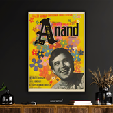 Anand – Classic Bollywood Retro Poster
