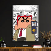 Shin-chan Detective Comic Art Poster