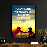 Spider-Verse – Inspirational Miles & Peter Poster