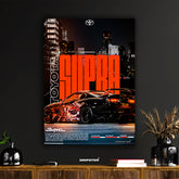 Toyota Supra MK4 Venom Art Poster