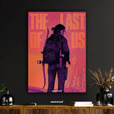 The Last of Us Glitch Art Gaming Poster