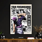 Toji Fushiguro "The Sorcerer Killer" Manga Poster