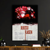 Jujutsu Kaisen Dynamic Main Characters Poster