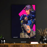 Valkyrie – Tactical Warrior Gaming Poster