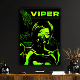 Viper – Valorant Toxic Control Poster