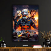 Max Verstappen Red Bull F1 Dynamic Poster