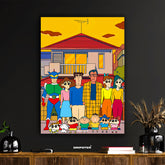 Shin Chan Family Poster