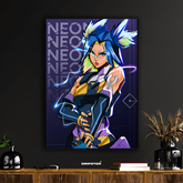 Neon – Valorant Speed Surge Poster