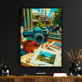 Vintage Camera – Nostalgic Japan Window Poster