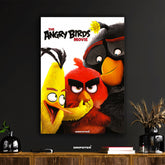The Angry Birds Movie Poster - Red, Chuck & Bomb