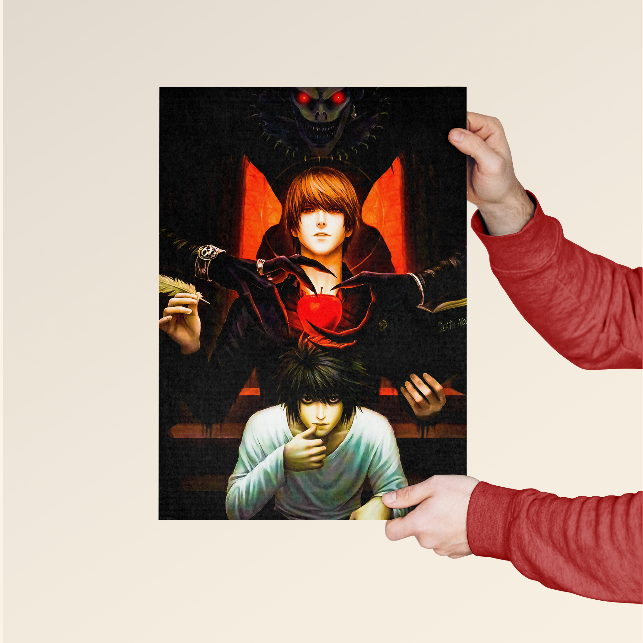 Anime Rulz Halloween poster featuring characters inspired by Stranger Things, with a dark artistic style