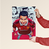 Cristiano Ronaldo – Manchester United Return Poster