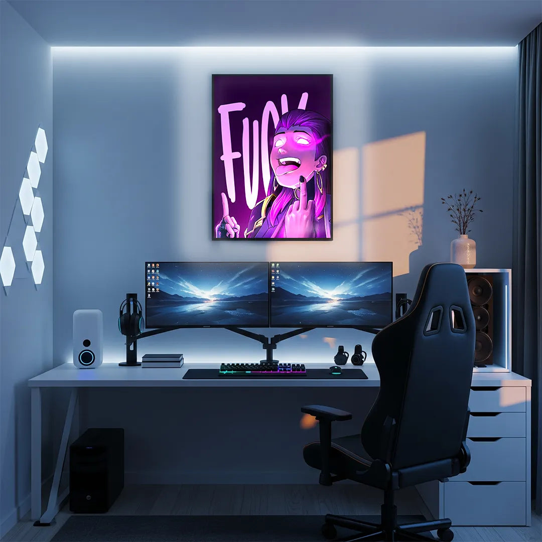 Rebel Mood: Purple Chaos | Flash Frame
