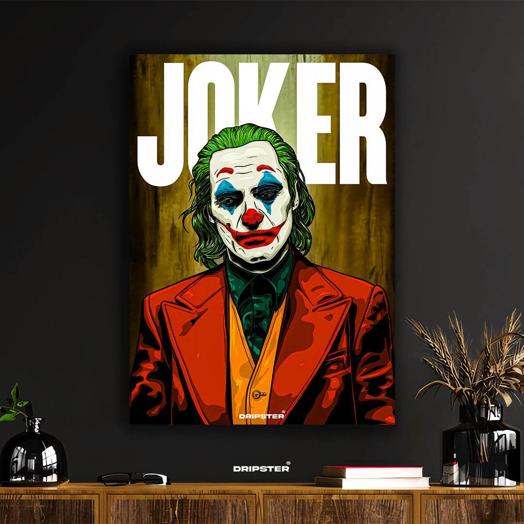 Joker Character Illustration Poster