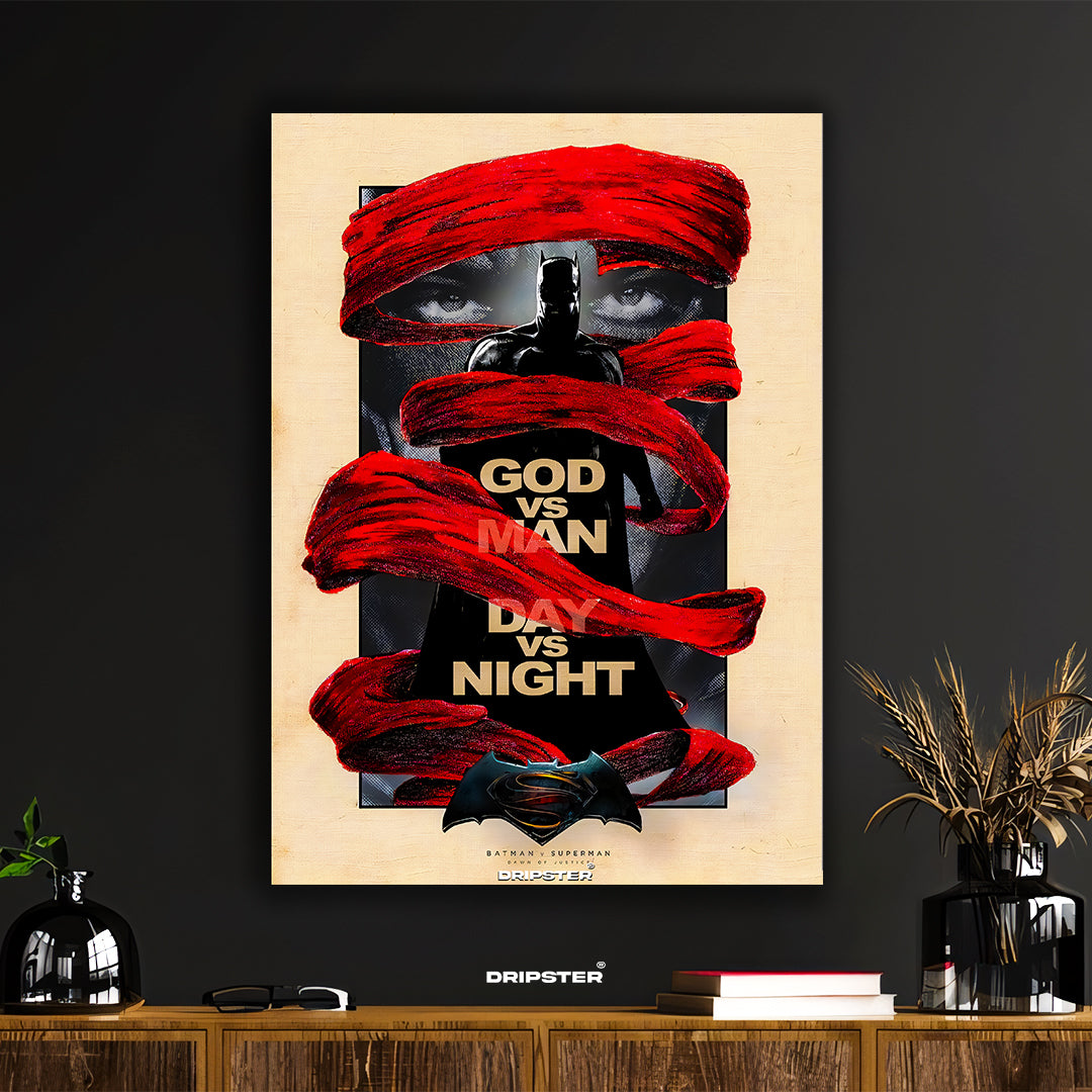 Batman v Superman "God vs Man" Poster
