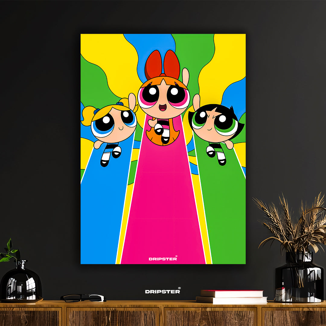 Powerpuff Girls Blossom Bubbles Buttercup Poster