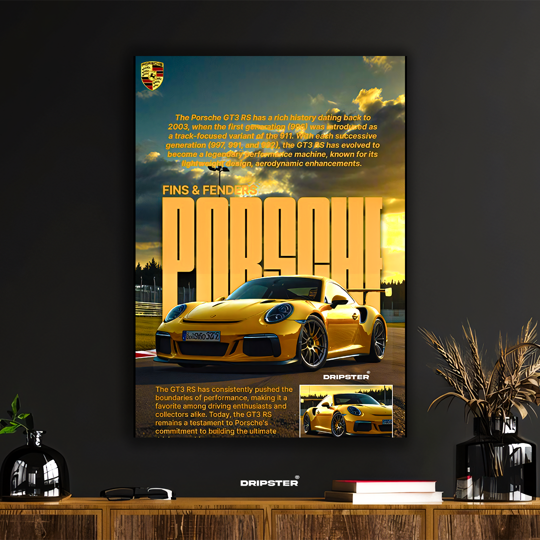 Porsche GT3 RS – Performance Legacy Poster