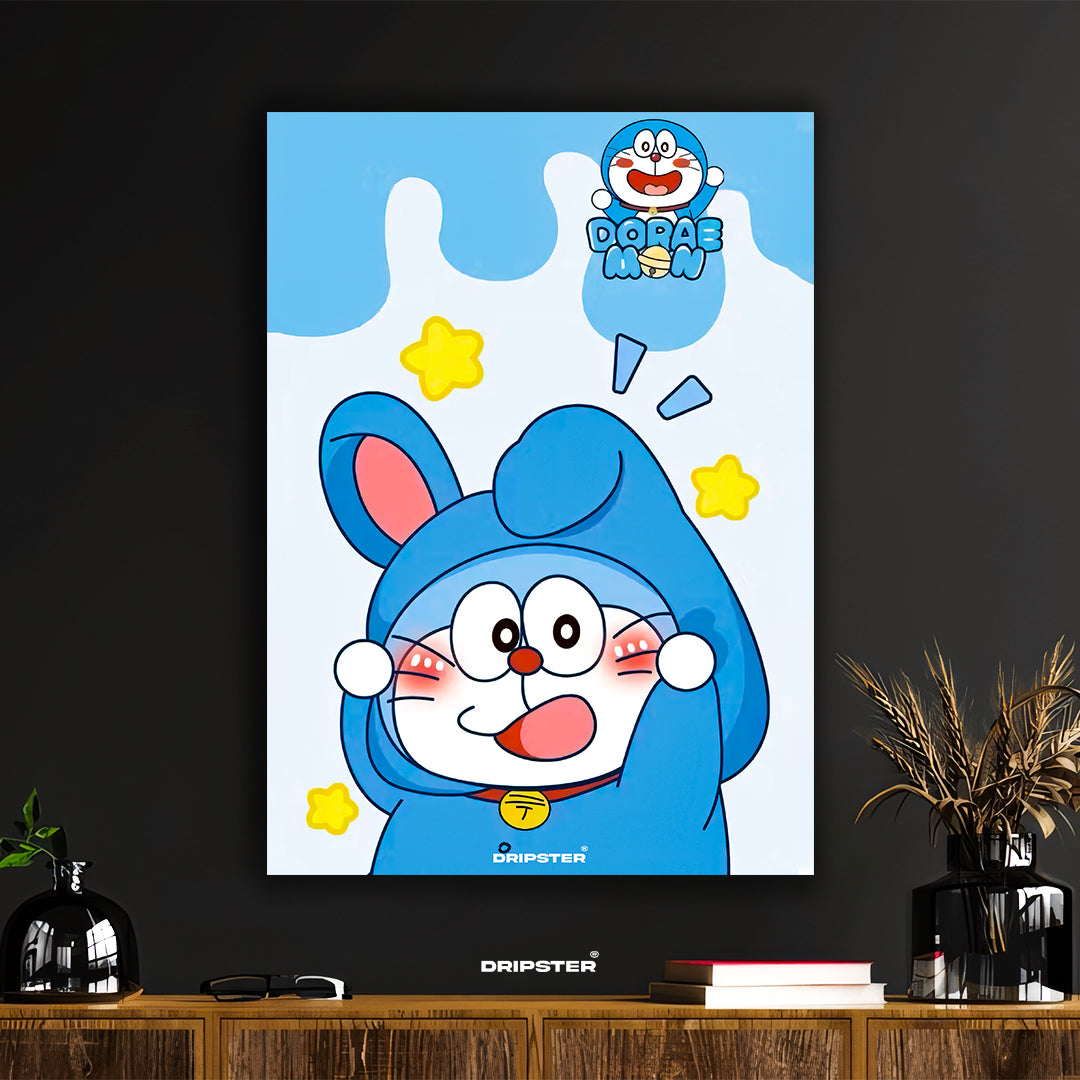 Doraemon Cosplay Poster -Dripster