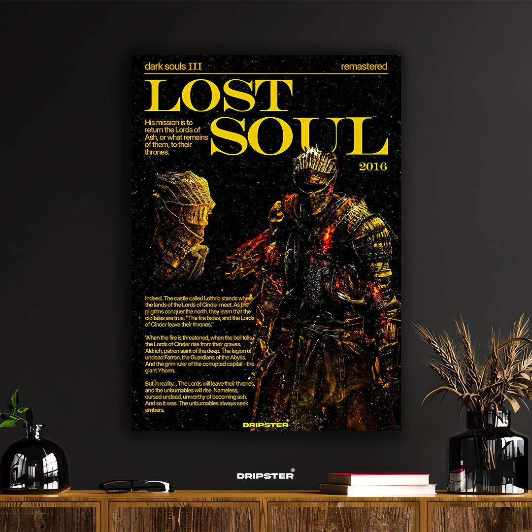 Dark Souls III Lost Soul Remastered Collector's Poster
