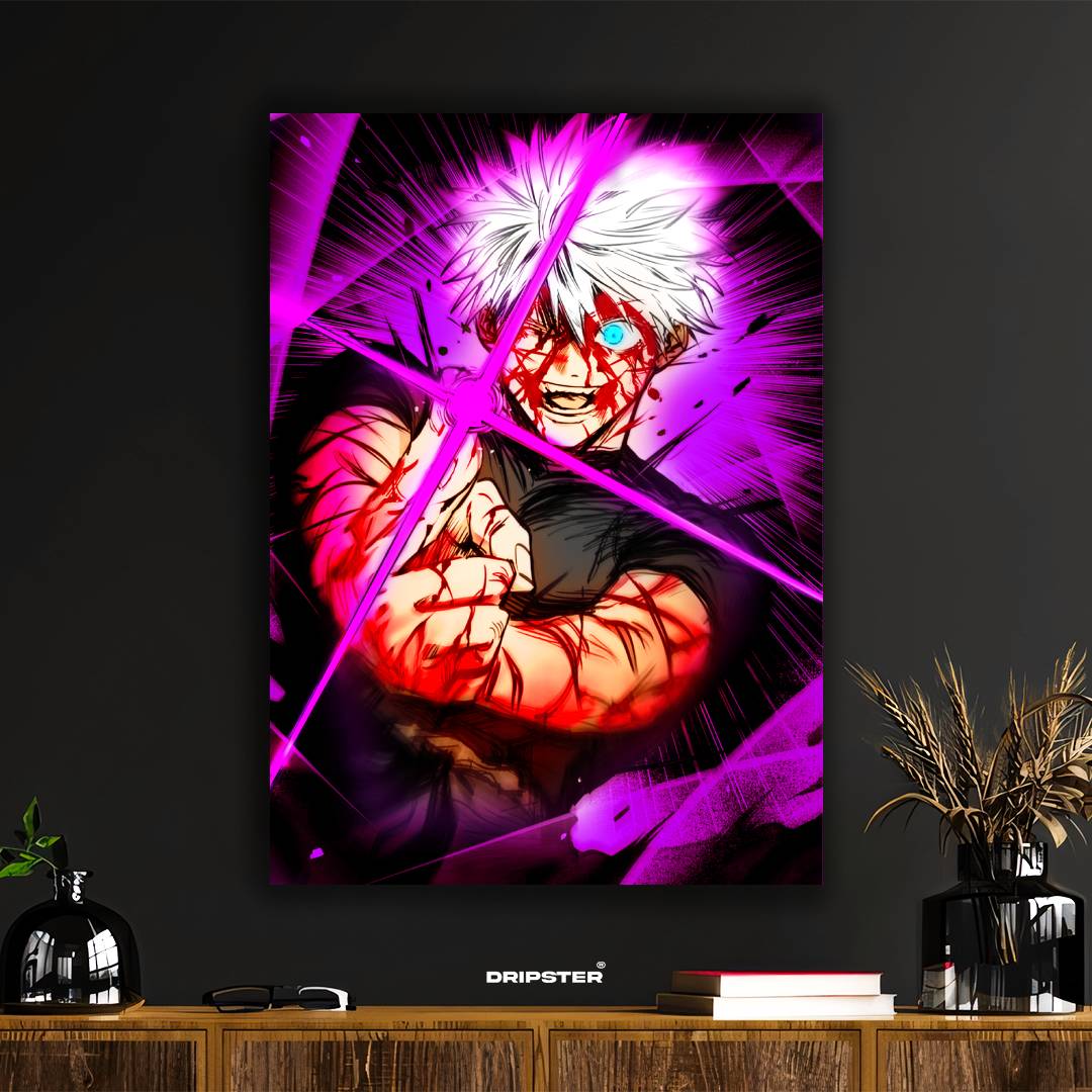 Gojo Satoru – Limitless Rage Poster