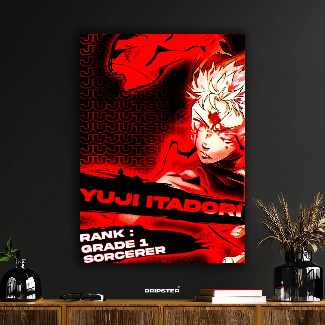 Yuji Itadori - Grade 1 Sorcerer Poster