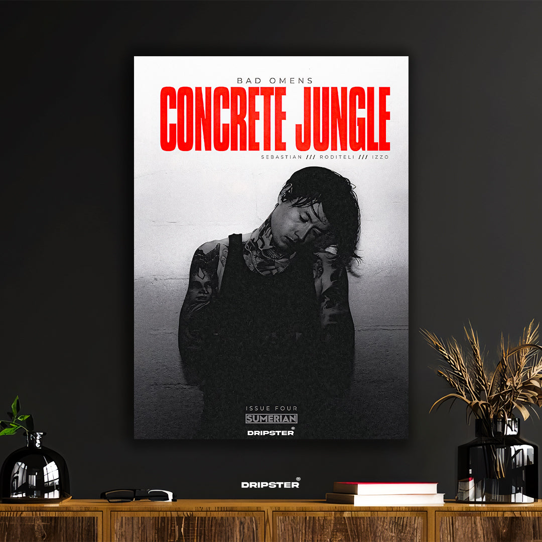 Bad Omens Concrete Jungle Issue Four Poster