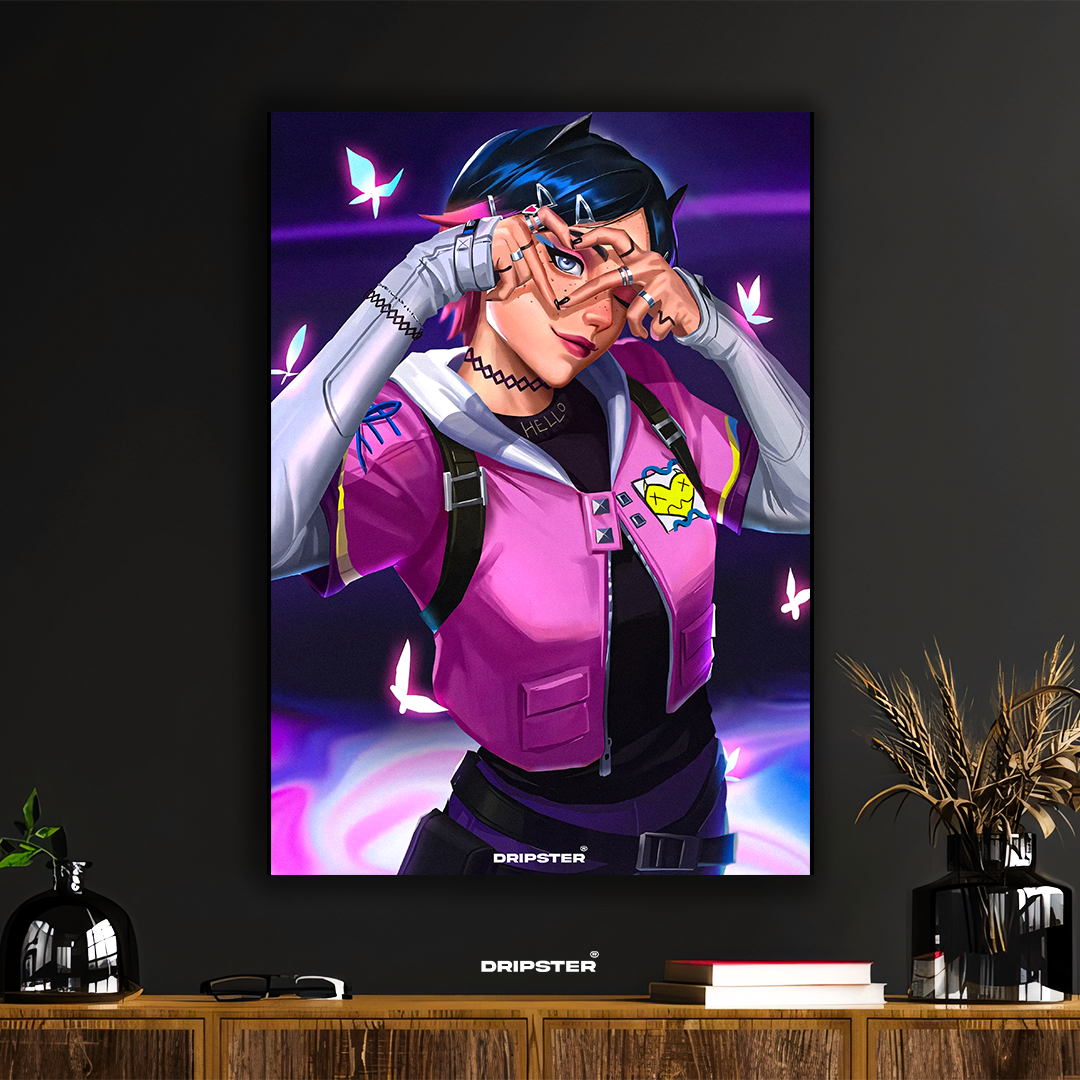 Clove – Valorant Rebel Energy Poster