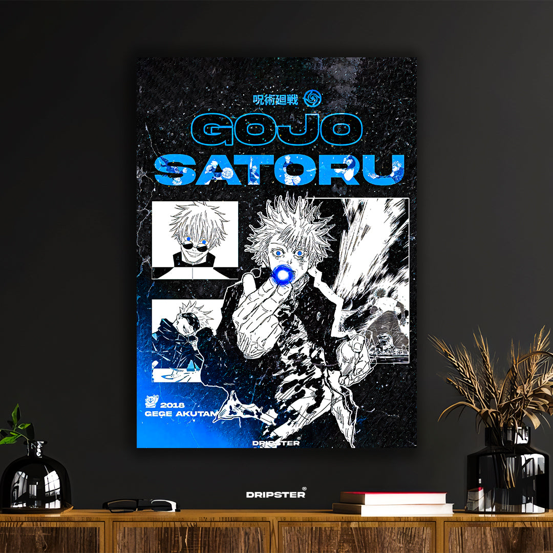 Satoru Gojo Jujutsu Kaisen Graphic Poster
