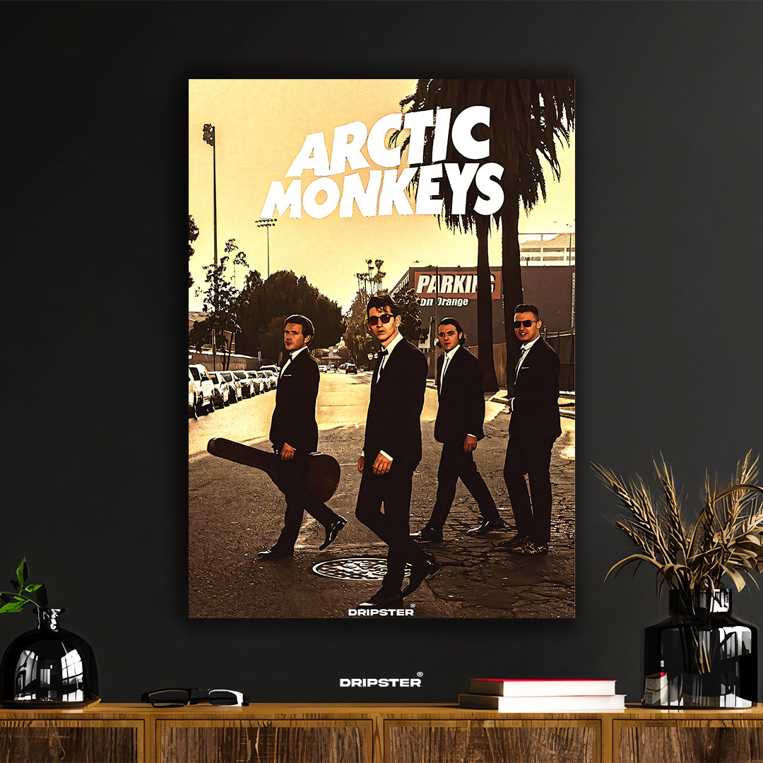 Arctic Monkeys Abbey Road Style Poster