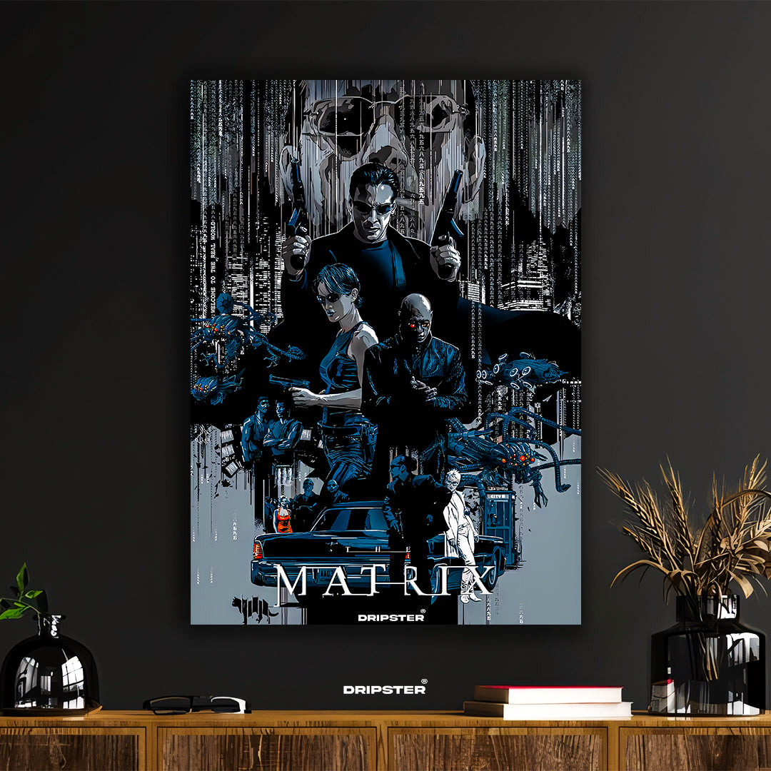 The Matrix Dripster Cinematic Art Print