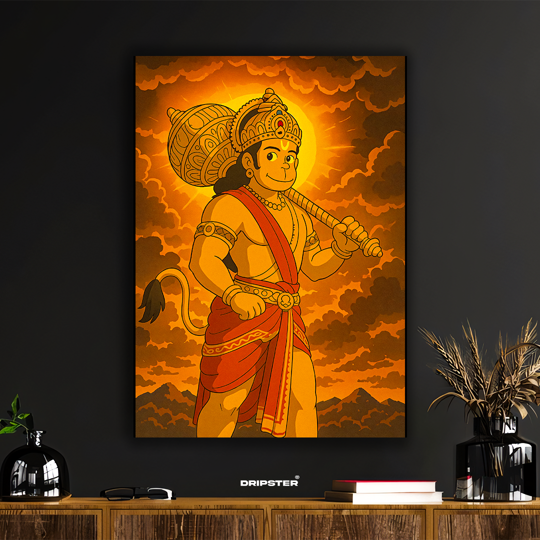 Lord Hanuman – Radiant Protector Poster
