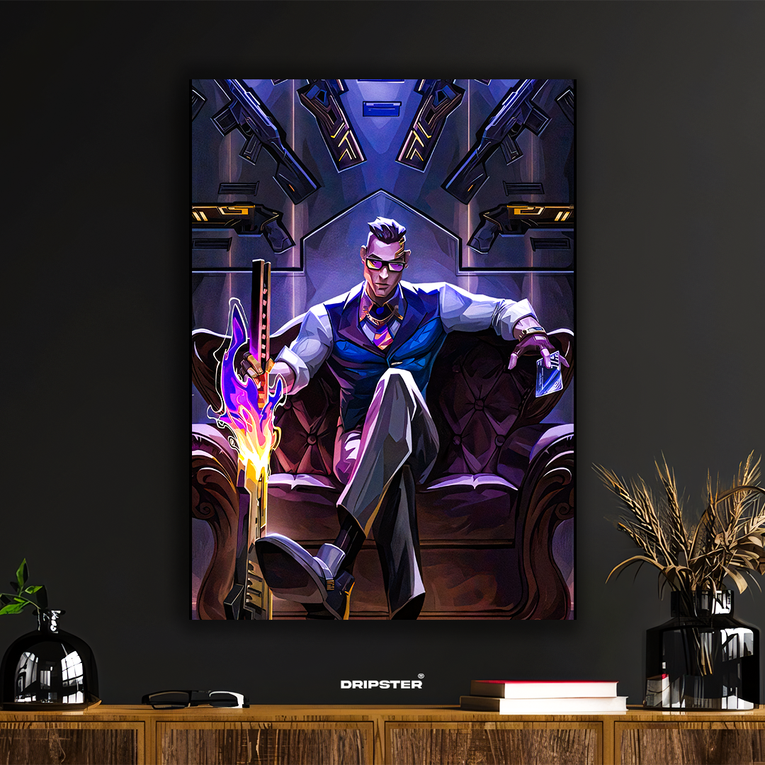 Chamber – Valorant Elegance & Lethality Poster