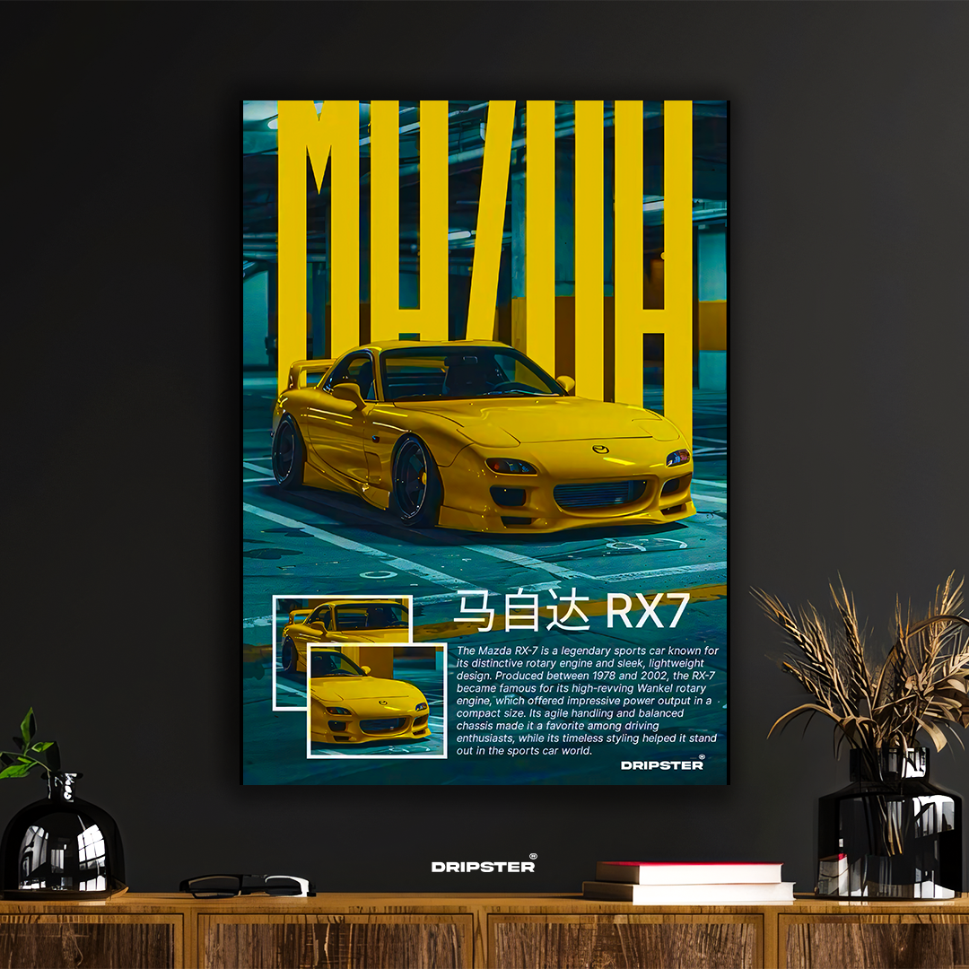 Mazda RX-7 – Rotary Legend Poster