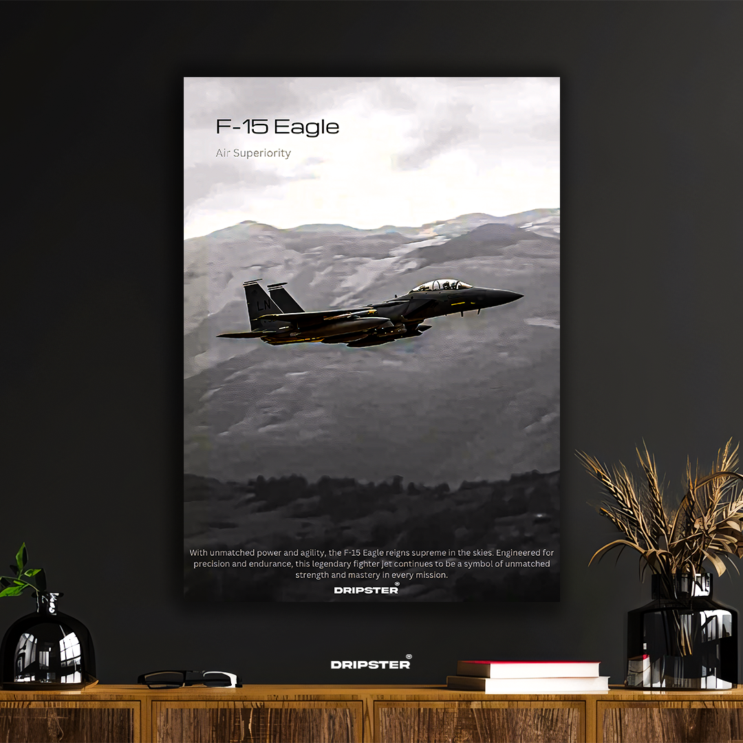 F-15 Eagle - Air Superiority Jet Poster