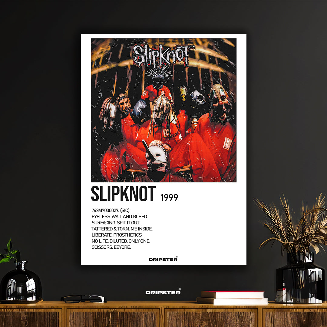 Slipknot 1999 Self-Titled Album Art Poster