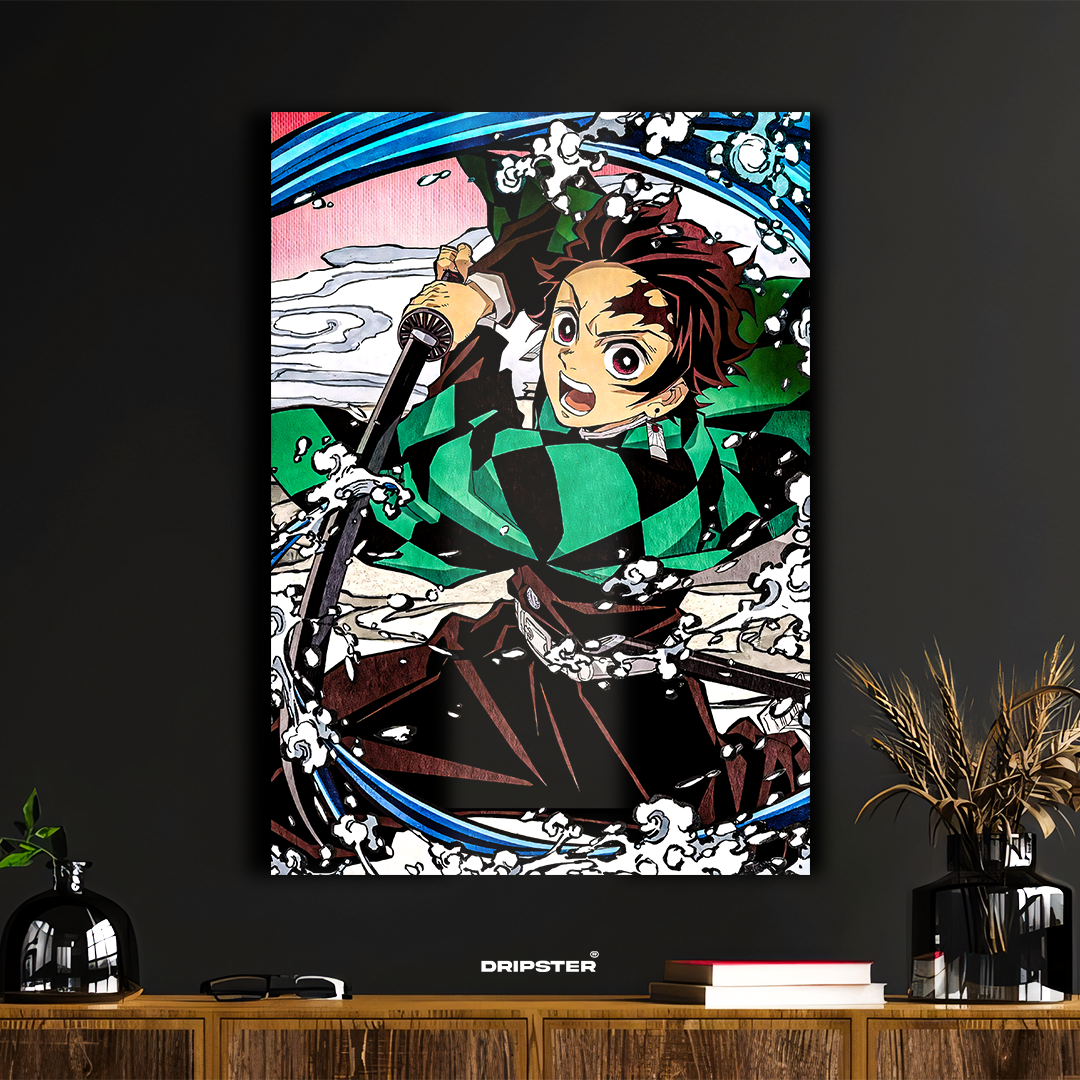 Tanjiro Kamado – Water Breathing Demon Slayer Poster