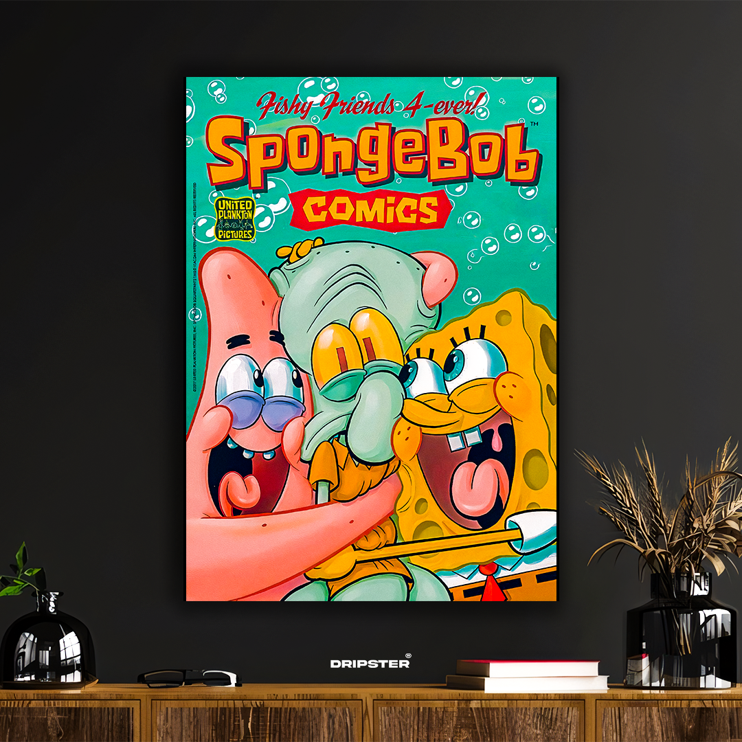 SpongeBob & Friends – Fishy Friends 4-Ever Comic Poster