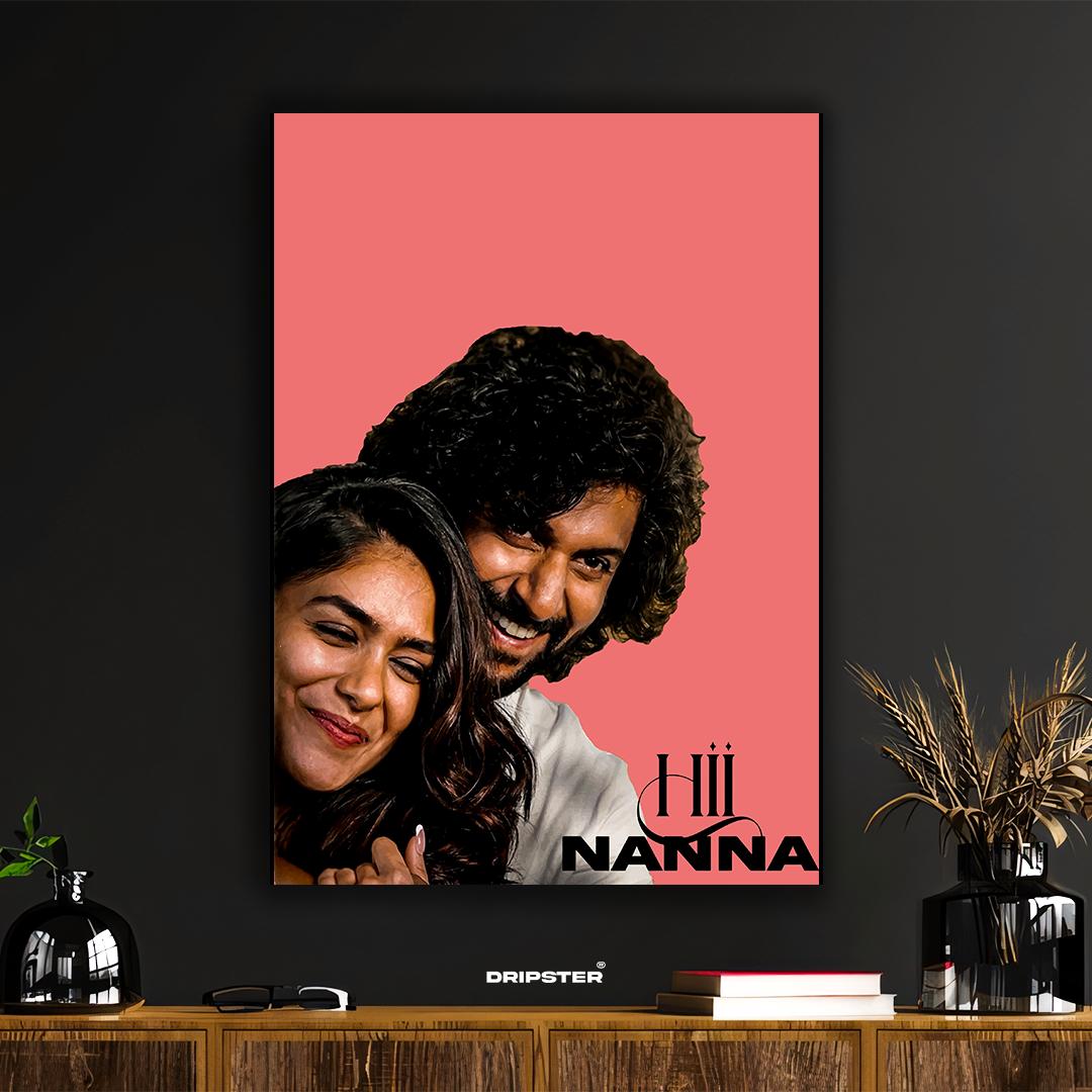 Romantic Duo – "Hi Nanna" Inspired Poster